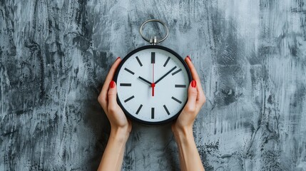 A clock with hands pointing to twelve, symbolizing timely success and reaching critical milestones