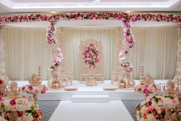 Hindu wedding stage