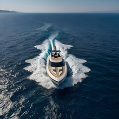 yacht in the sea