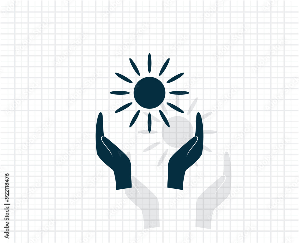 Aufkleber vector dark color icon with shadow on light checkered background