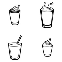 cartoon drinks