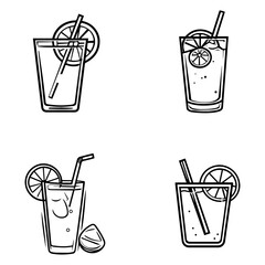 cartoon drinks