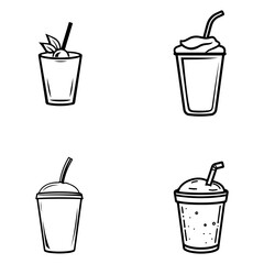 cartoon drinks