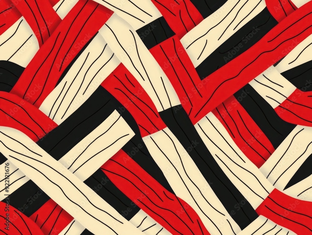 Aufkleber striking angular geometric pattern design featuring sharp intersecting lines creating a dynamic edgy