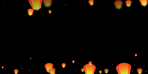 Chiang Mai celebration of Loy Krathong.