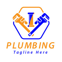 Plumbing logo template