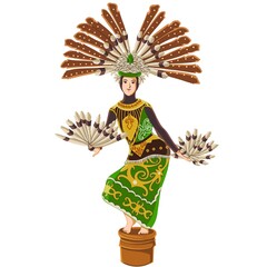 Kalimantan Dayak Dancers