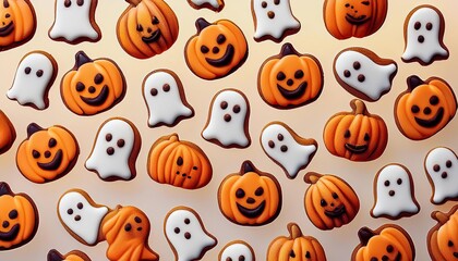 Fototapeta premium Halloween parties often feature games, spooky music, and themed food and drinks.