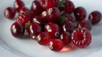 Nutritional Supplement with Cranberry and Raspberry Extract