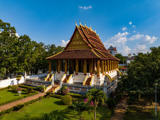 The temples beautiful in Laos 