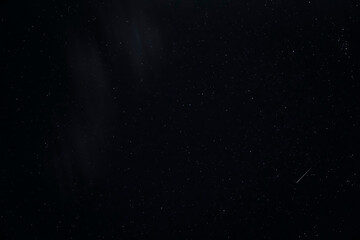 Perseid meteorite on a starry night