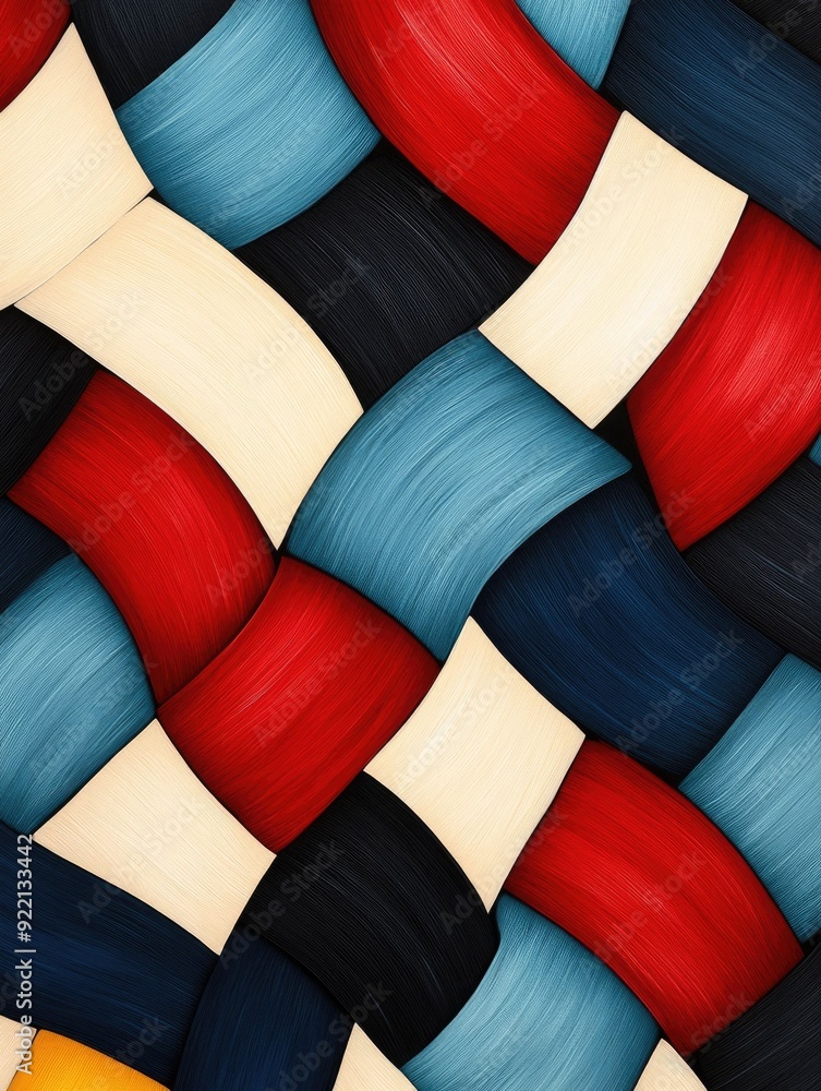 Poster captivating abstract background featuring a dynamic and intricate pattern of overlapping and rotatin