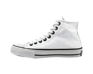 Running shoes or sneakers on transparent background