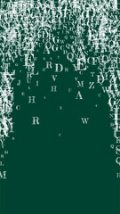 Concept of school background. White chalk