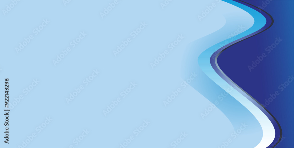 Poster the background design for visual communication design is a composition of empty space in light blue 