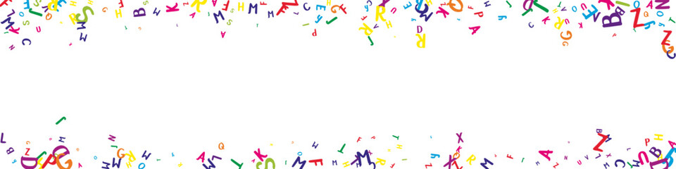 School notebook cover. Colorful childish floating