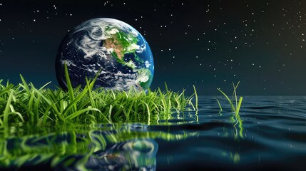 earth in the night