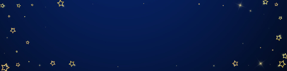 Christmas spirit. Scattered falling stars.