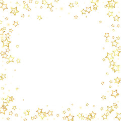 Christmas spirit. Scattered falling stars.