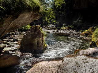 Image from Cheile Butii gorge, near Campu lui Neag, Hunedoara,  Romania
