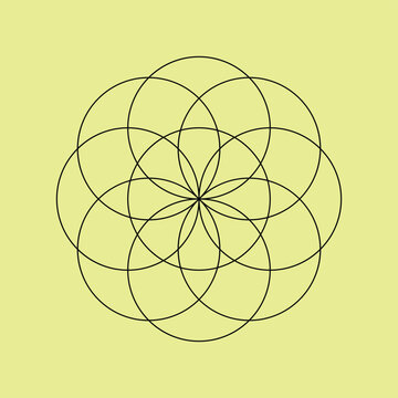 Onam Pookalam design vector for Flower art