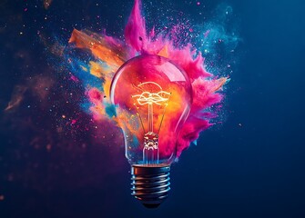 Explosion of Creativity bulb
