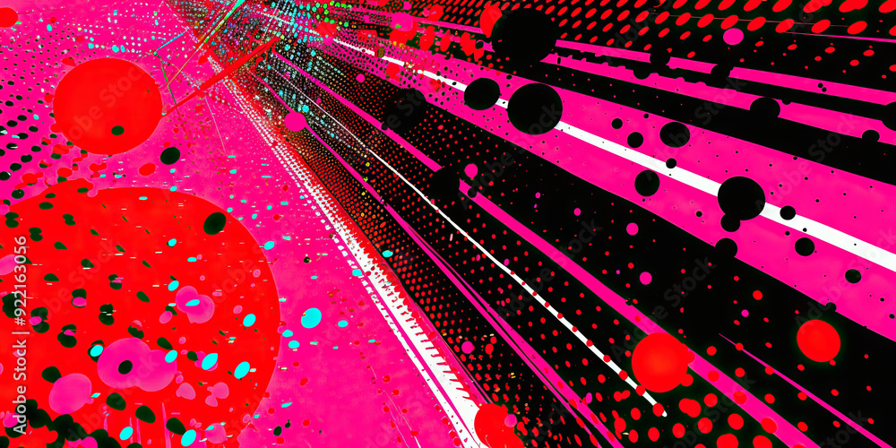Poster modern digital abstract 3d background. can be used in the description of network abilities, technolo