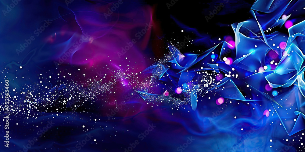 Poster modern digital abstract 3d background. can be used in the description of network abilities, technolo