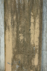 Weathered wooden wall with a grunge texture and aged, rough surface