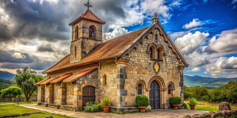 Naklejka premium old church architecture