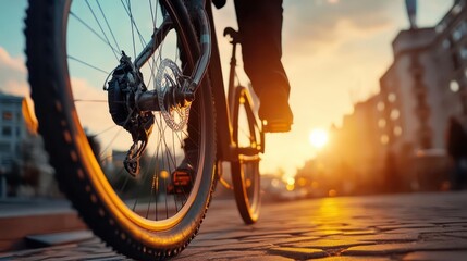 Urban cycling culture, vibrant mobility, sustainable commuting, active lifestyles