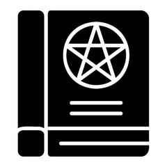 Book of Shadows Glyph Icon
