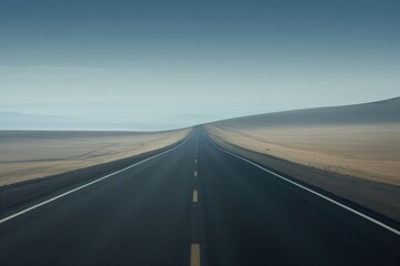 Fototapeta premium Road travle outdoors horizon highway.