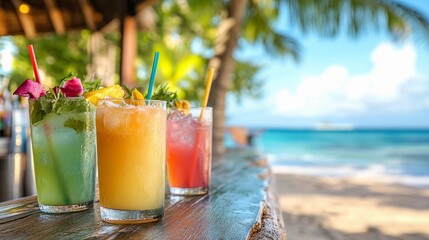 cocktail on the beach