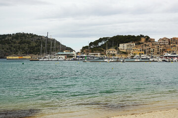 Marina in Port Soller, Mallorca, Spain