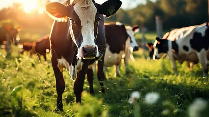 dairy cow farm, cow move head animal pen. Advertisement, presentation, cow farm, illustration, art, Aggie, nature, shiny, animal, health care animal life