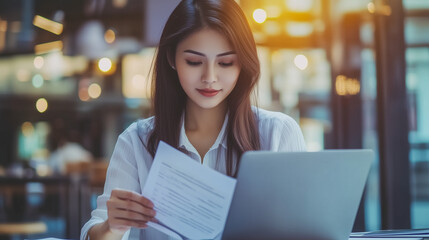 portrait of a woman in cafe