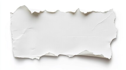 Torn White Paper Background