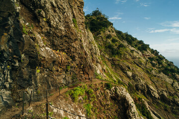 Views from Cabo de Larano viewpoint and Vereda do Larano coastal hiking trail. madeira