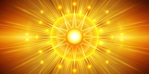 Obraz premium Solar Radiance: Energizing, uplifting, percussive, golden yellow, positive vibes