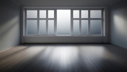Fototapeta premium Habitación vacía blanca.