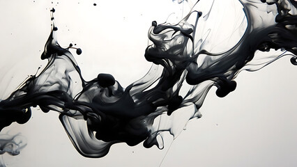 Flowing ink in water
