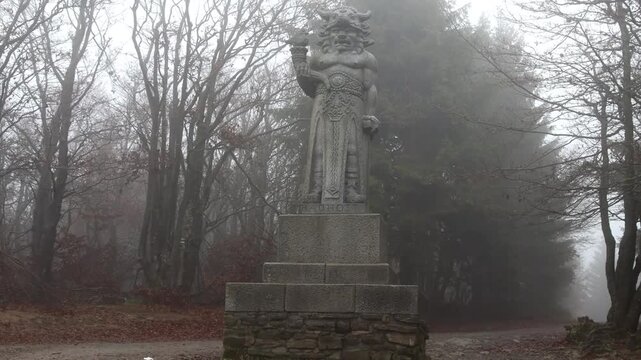 Radegast Sculpture in Mountains in the Czech Republic