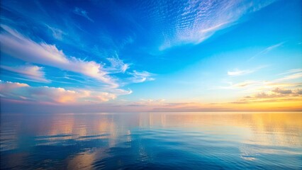 Vibrant and serene, a brilliant clear light blue sky stretches towards infinity, devoid of clouds, with a subtle gradient of gentle hues.