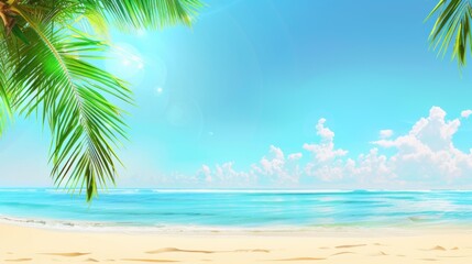 Fototapeta premium Tropical Beach Paradise