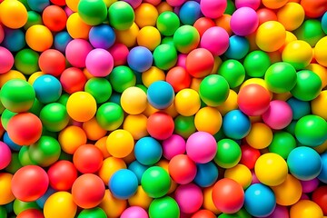 Fototapeta premium many Colorful of Circle Ball 