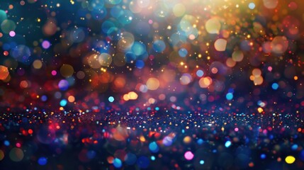 Abstract Bokeh Background with Vibrant Colors