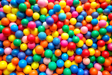 Fototapeta premium different Colorful of Circle Ball , kids zone