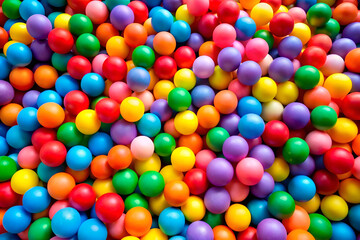 Fototapeta premium different Colorful of Circle Ball , kids zone