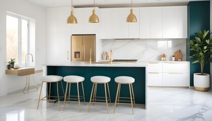 Photo interior modern design room 3d illustration